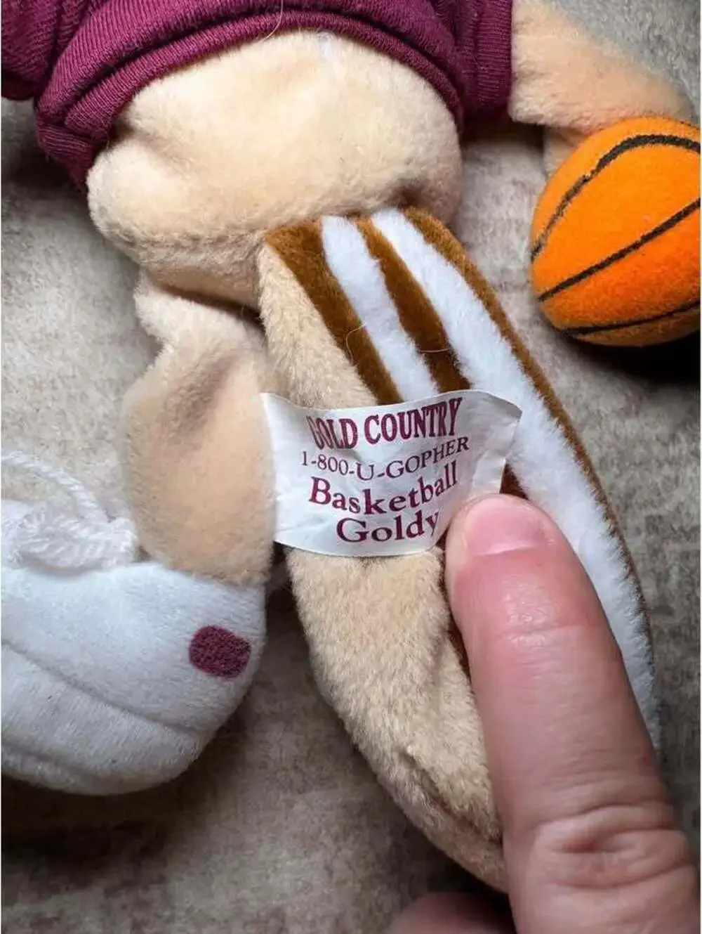 Goldy the Gopher Plush UMN Mascot Set Minnesota